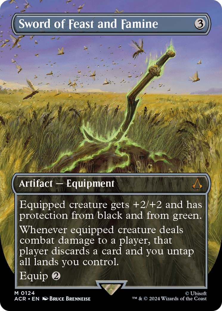 Sword of Feast and Famine (Borderless) (ACR-124) - Assassin's Creed (Borderless) Foil