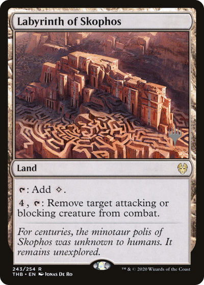 Labyrinth of Skophos (PPTHB-243) - Theros Beyond Death Promos Foil