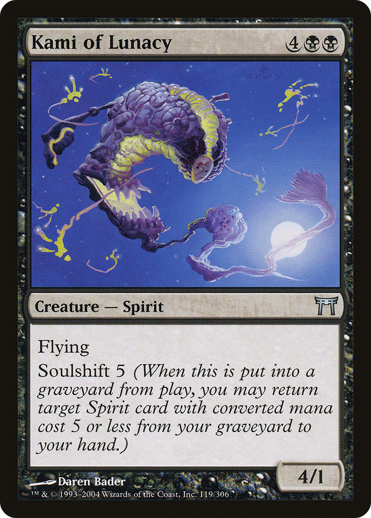 Kami of Lunacy (CHK-119) - Champions of Kamigawa Foil