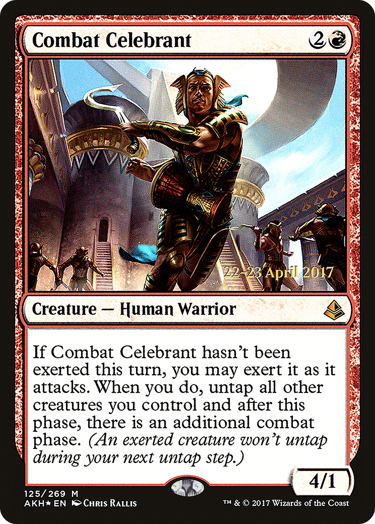 Combat Celebrant (PRE-125) - Amonkhet Promos Foil