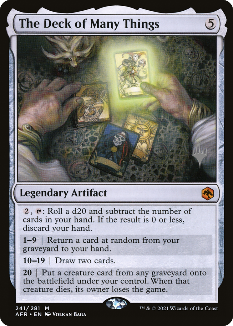 The Deck of Many Things (PPAFR-241) - Adventures in the Forgotten Realms Promos Foil