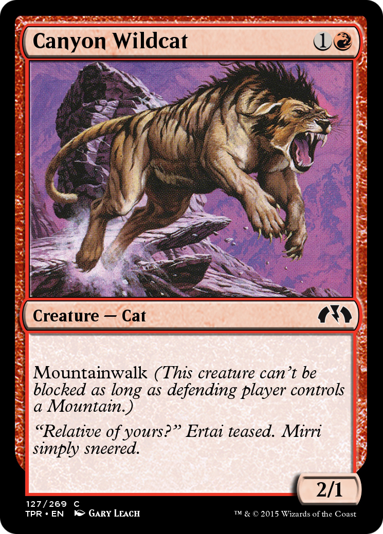Canyon Wildcat (TPR-127) - Tempest Remastered Foil