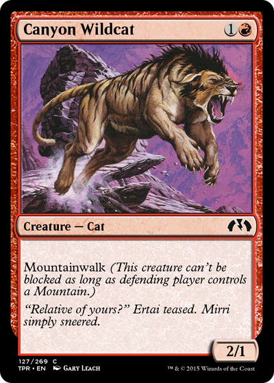 Canyon Wildcat (TPR-127) - Tempest Remastered Foil