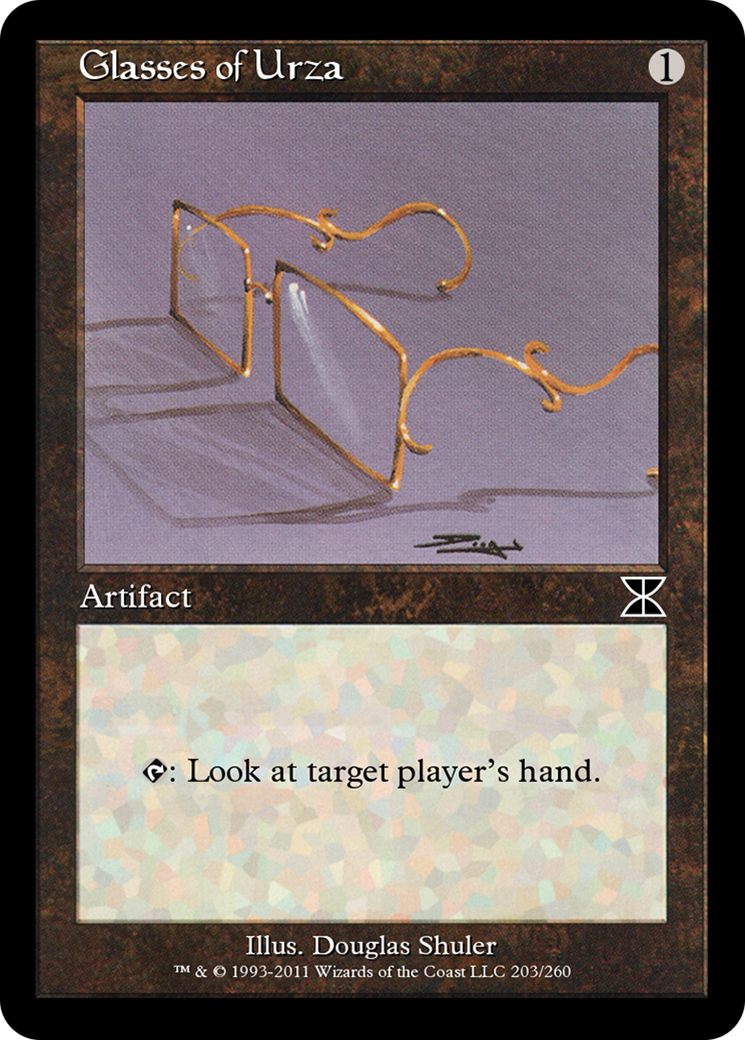 Glasses of Urza (ME4-203) - Masters Edition IV Foil