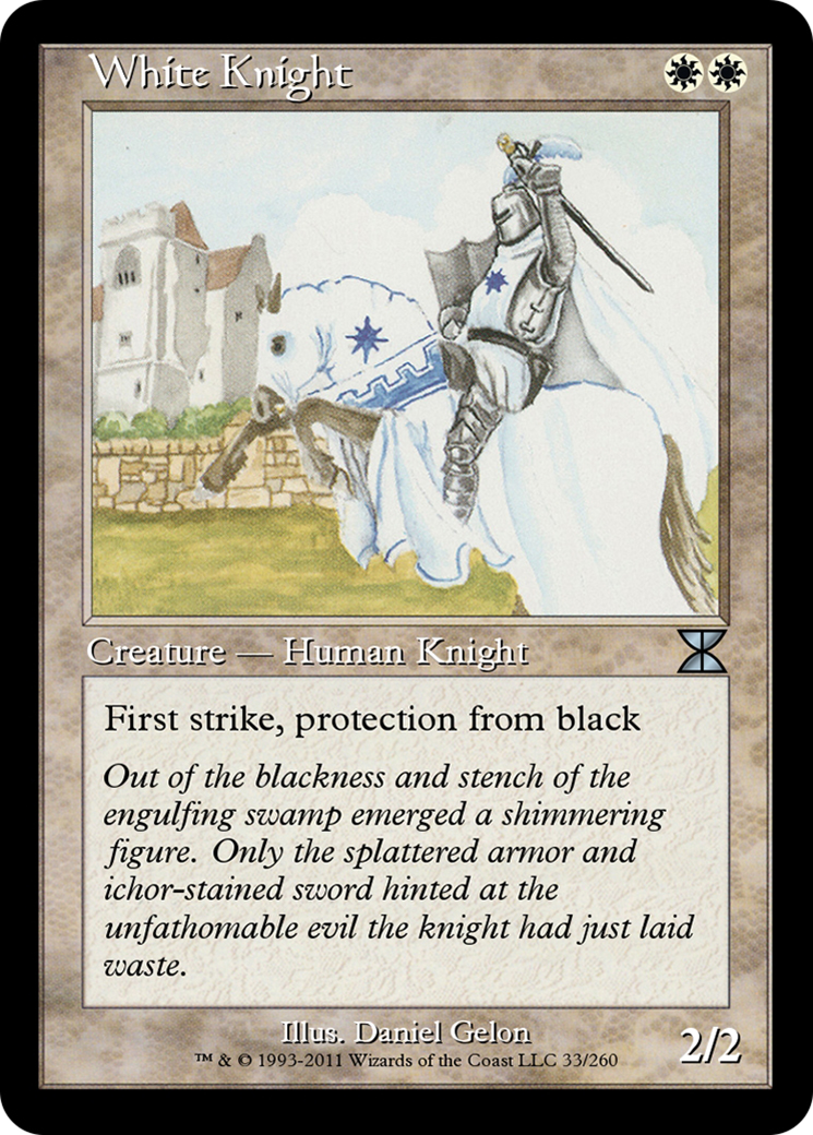 White Knight (ME4-033) - Masters Edition IV Foil