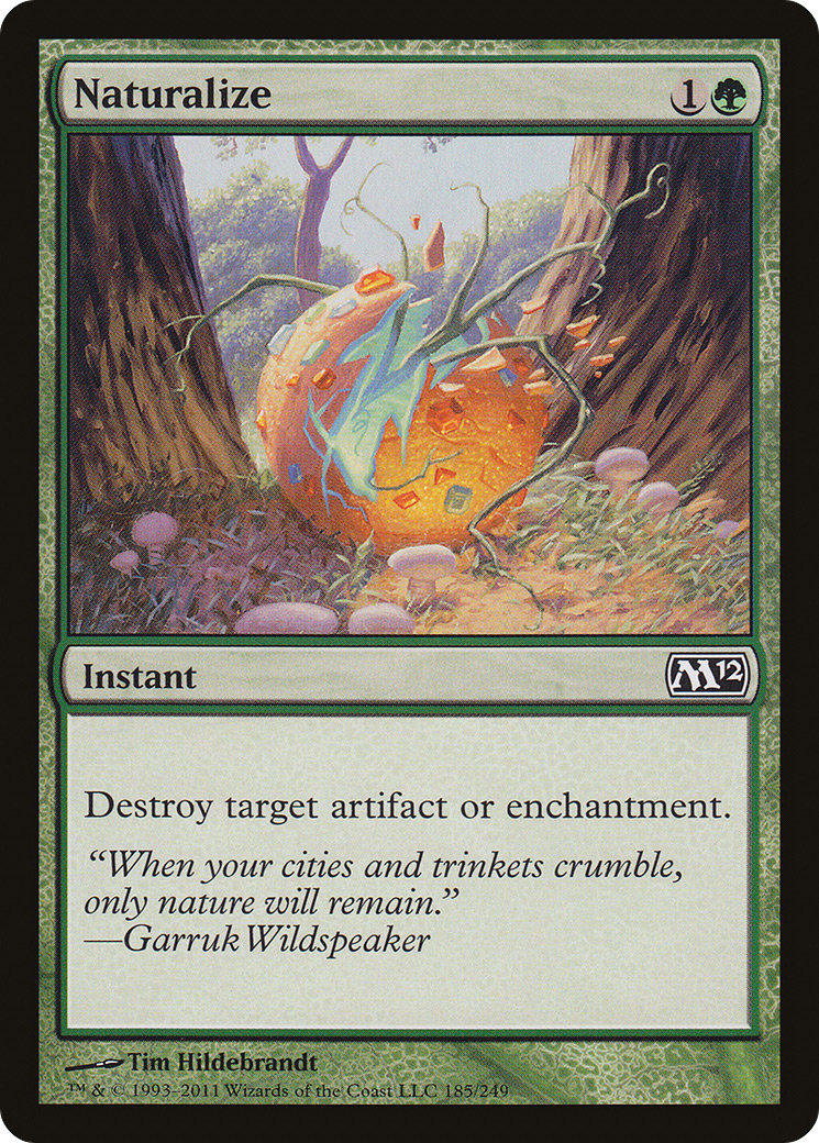 Naturalize (M12-185) - Magic 2012 Foil