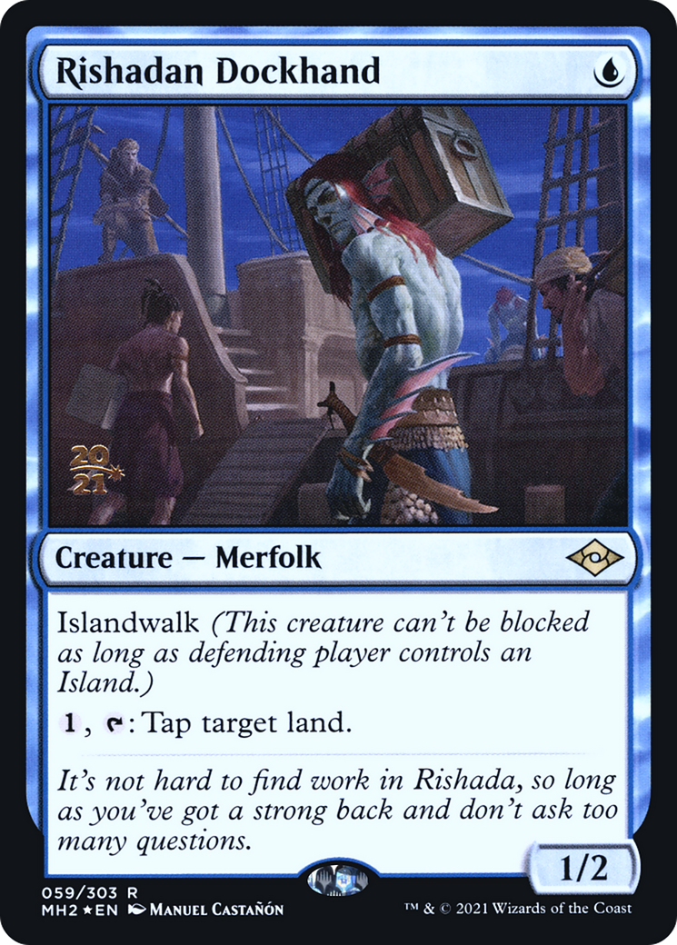 Rishadan Dockhand (PRE-059) - Modern Horizons 2 Promos Foil