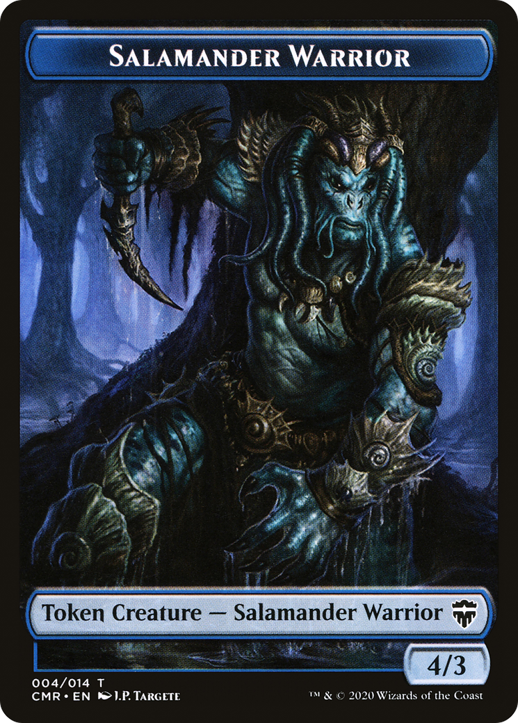 Salamander Warrior Token (CMR-004) - Commander Legends Tokens Foil