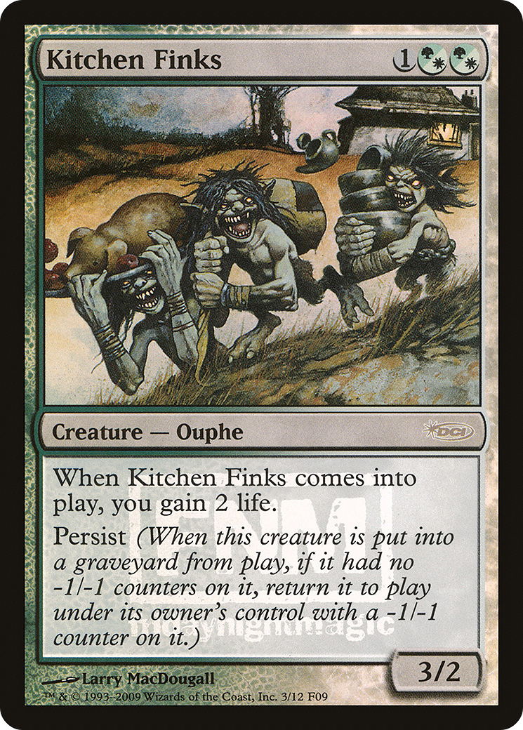 Kitchen Finks (FNM-) - Friday Night Magic 2009 Foil