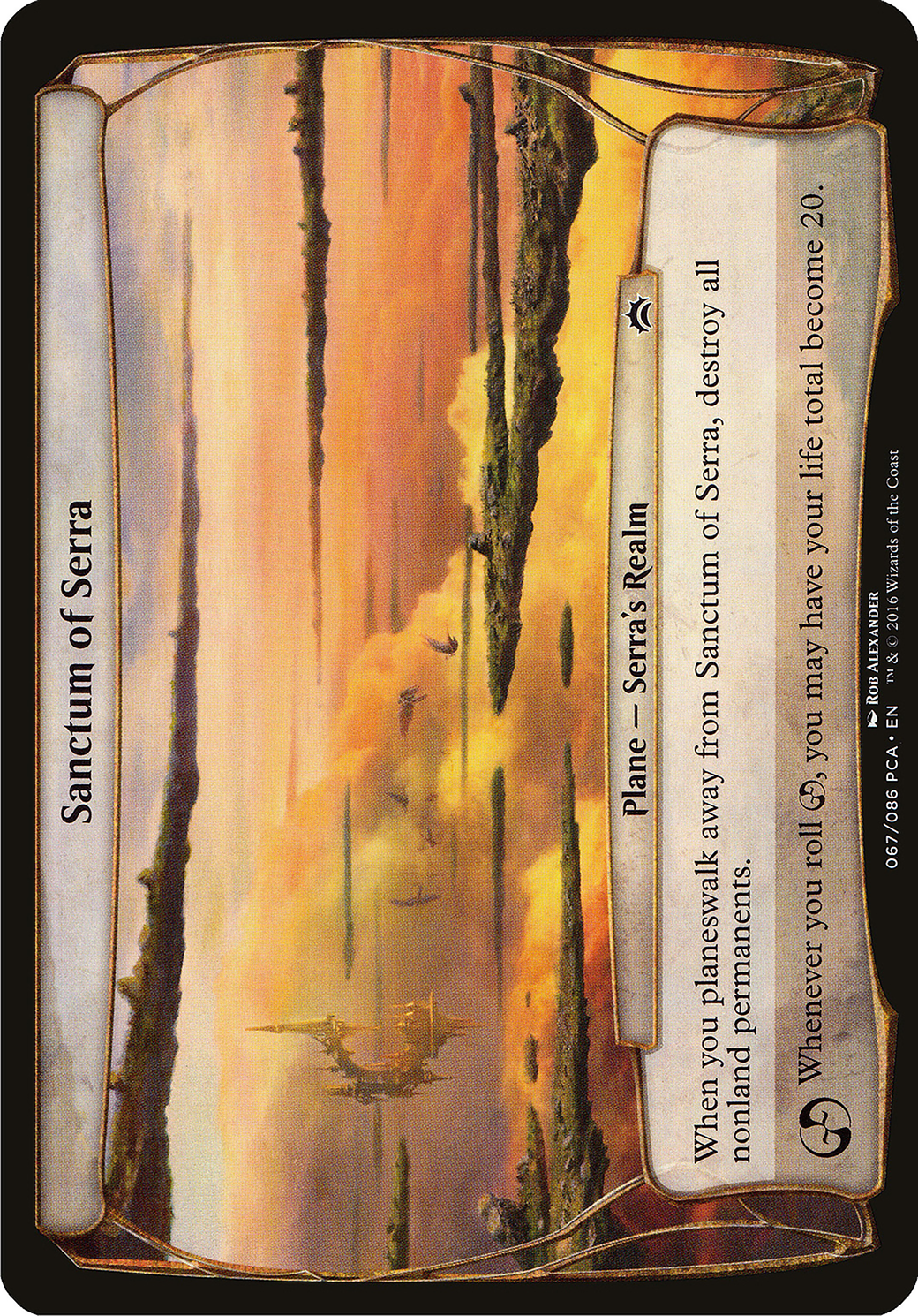 Sanctum of Serra (Planechase Anthology) (OVER-) - Planechase Anthology Planes