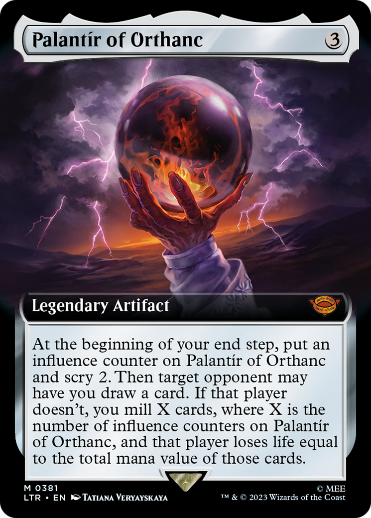 Palantir of Orthanc (Extended Art) (LTR-381) - The Lord of the Rings: Tales of Middle-earth: (Extended Art)
