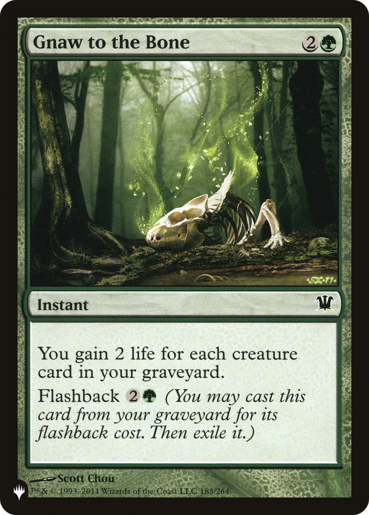 Gnaw to the Bone (LIST-ISD-183) - The List