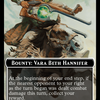 Bounty: Vara Beth Hannifer // Wanted! (TOTC-041) - Outlaws of Thunder Junction Commander Tokens Foil