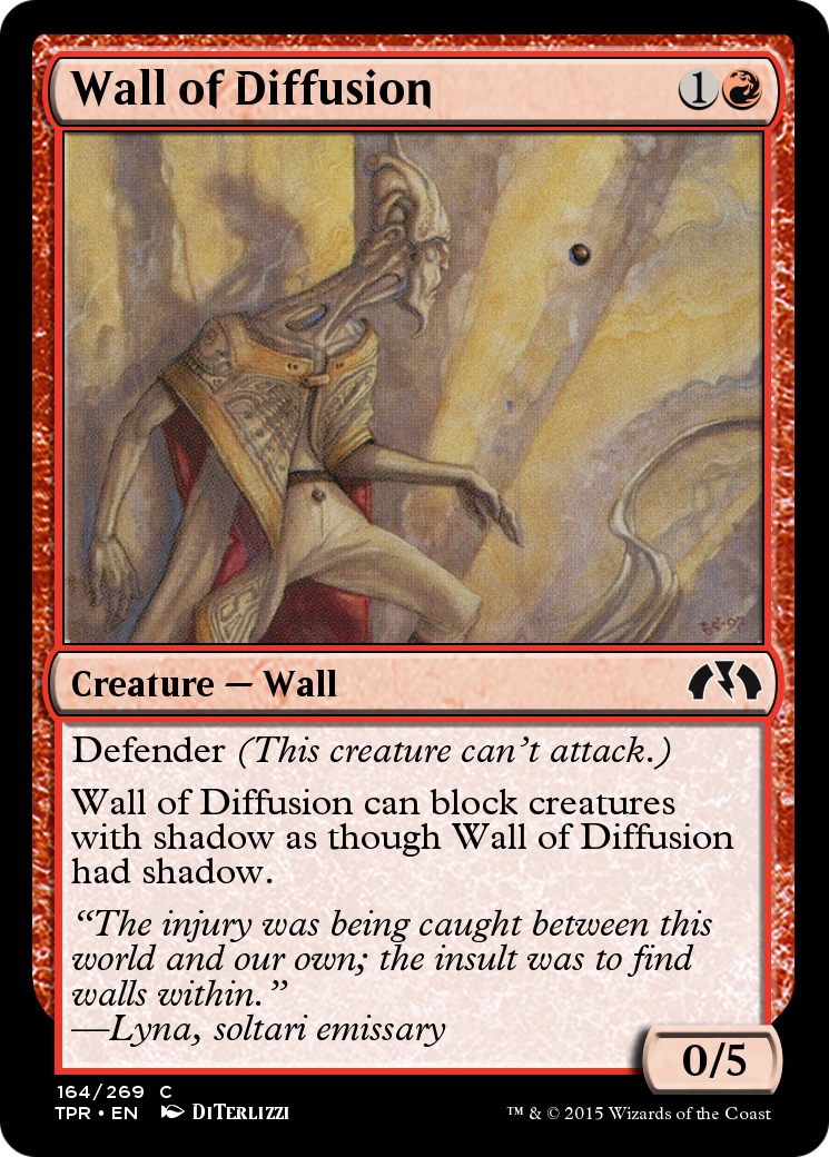 Wall of Diffusion (TPR-164) - Tempest Remastered Foil