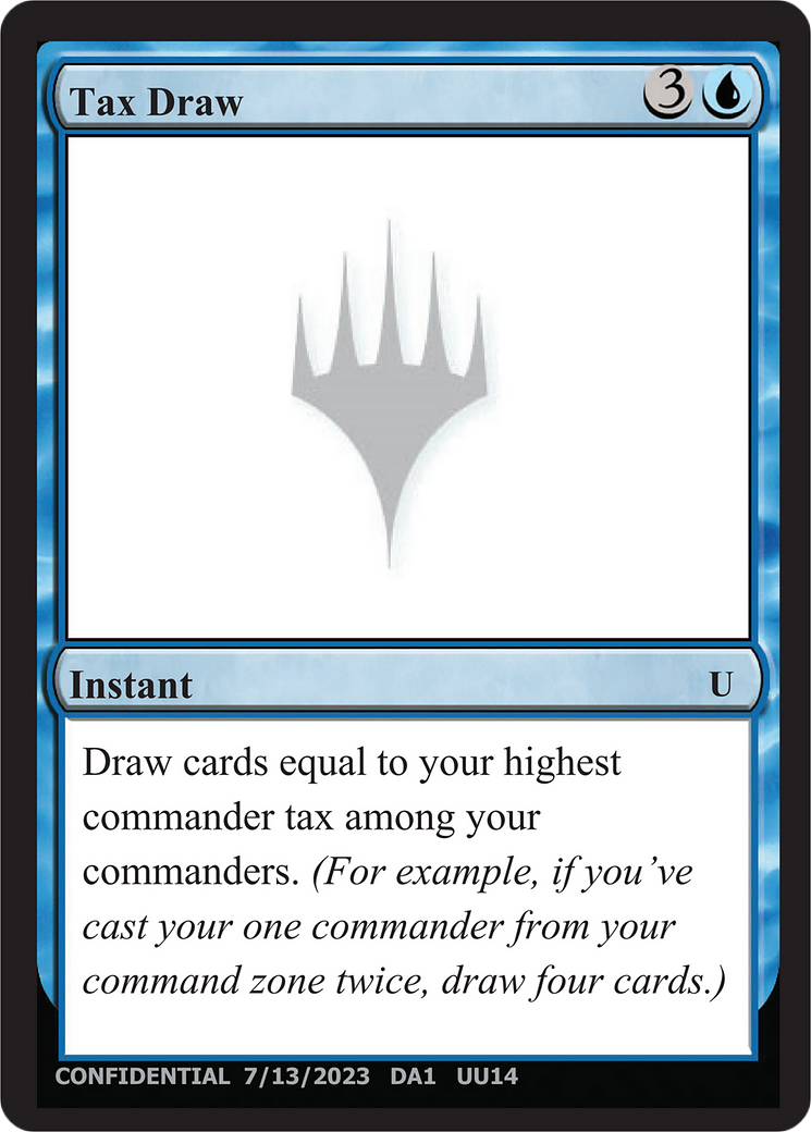 Tax Draw (UNK-UU14A) - Unknown Event