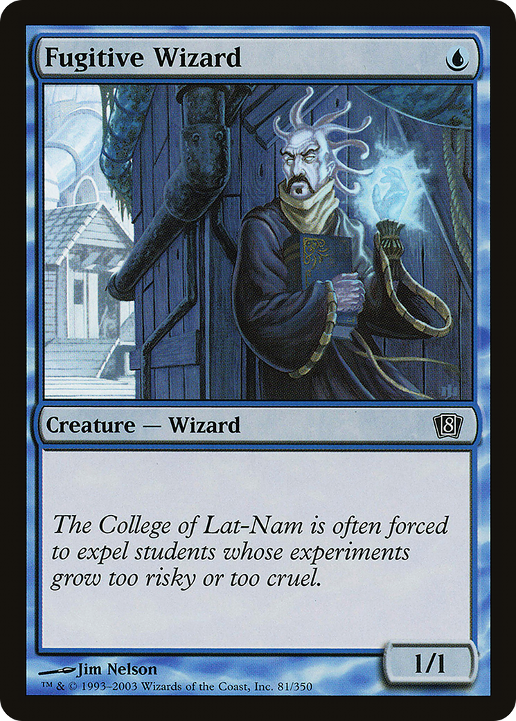 Fugitive Wizard (8ED-081) - 8th Edition Foil