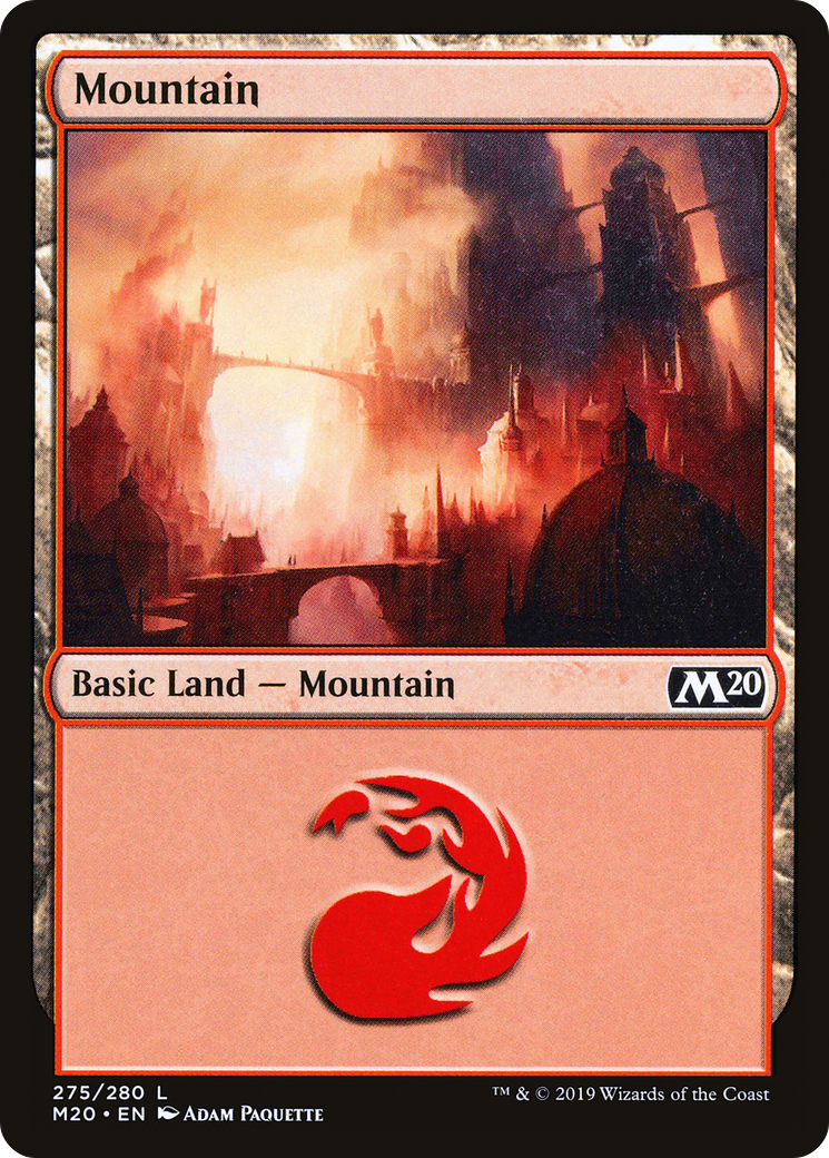 Mountain (275) (M20-275) - Core Set 2020 Foil