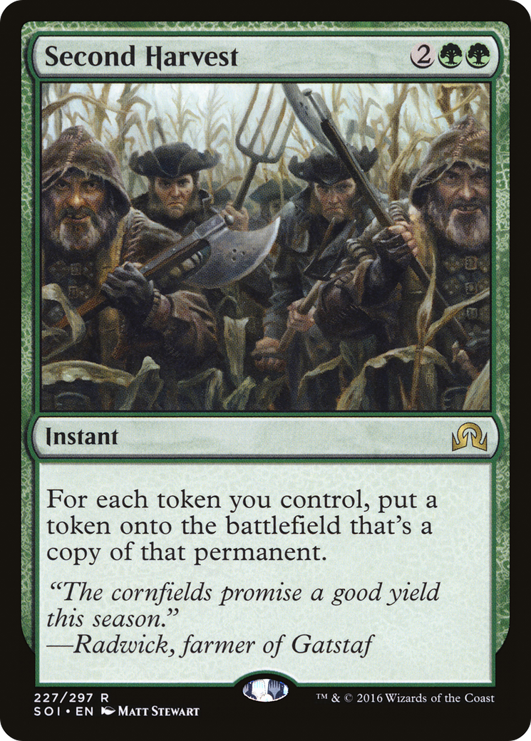 Second Harvest (SOI-227) - Shadows over Innistrad Foil