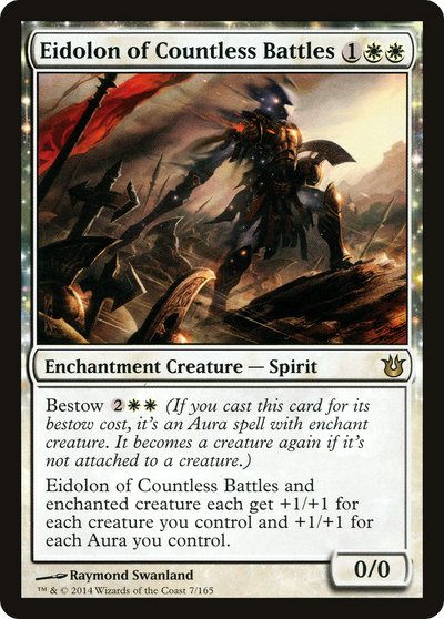 Eidolon of Countless Battles (BNG-007) - Born of the Gods: (enchantment)