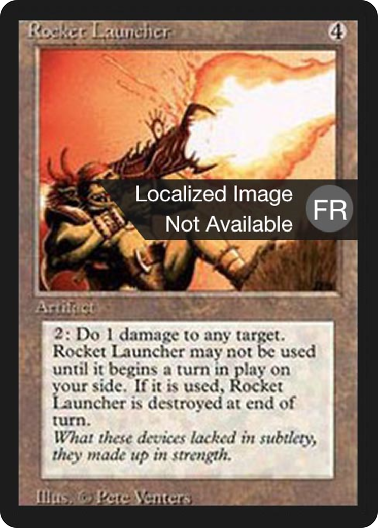 Rocket Launcher (FBB-) - Foreign Black Border
