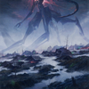 Swamp // Swamp (ABRO-050) - The Brothers' War Art Series (Borderless) Foil