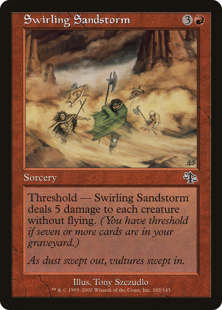Swirling Sandstorm (JUD-102) - Judgment Foil