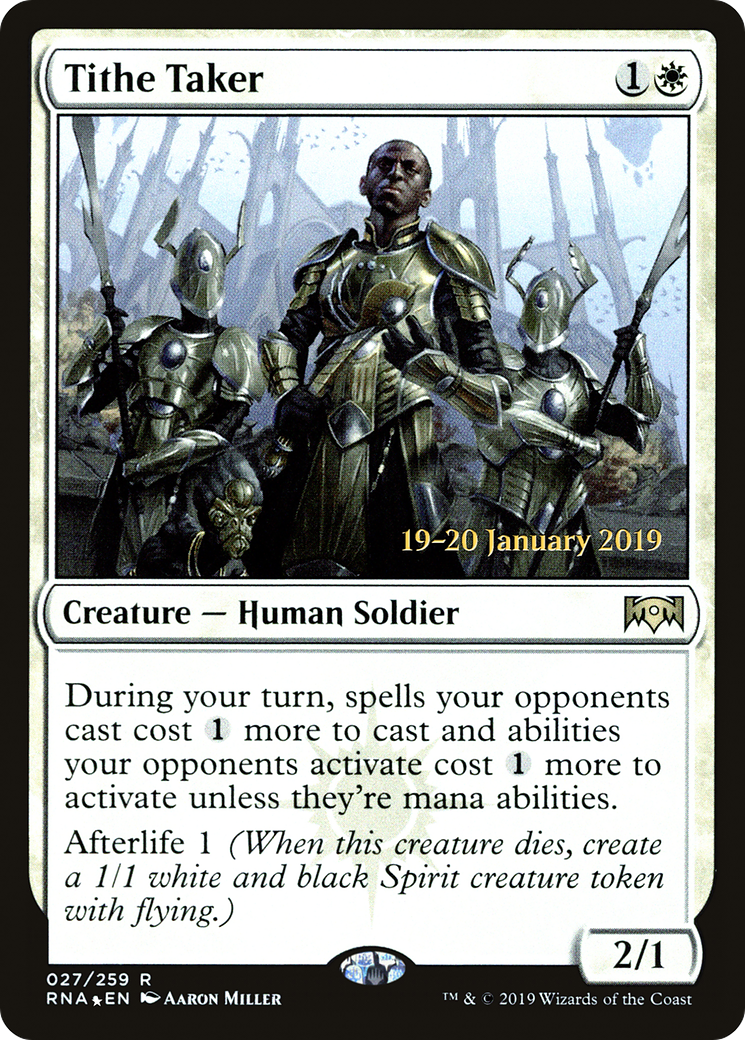 Tithe Taker (PRE-027) - Ravnica Allegiance Promos Foil
