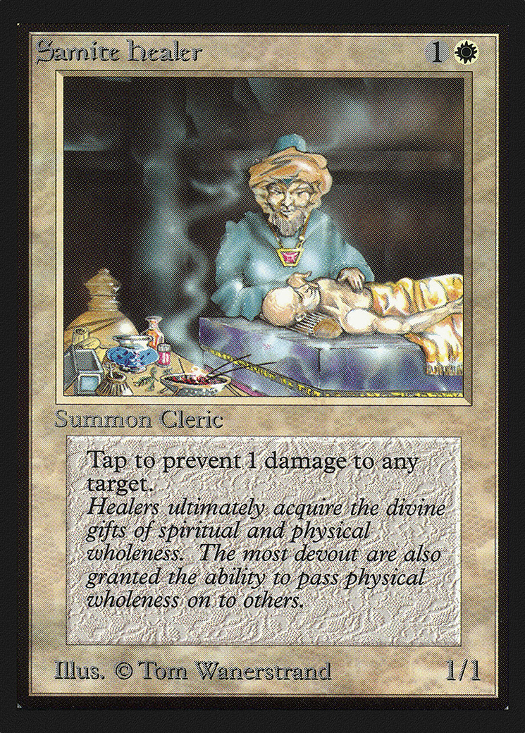 Samite Healer (IE) (IED-) - Intl. Collectors' Edition