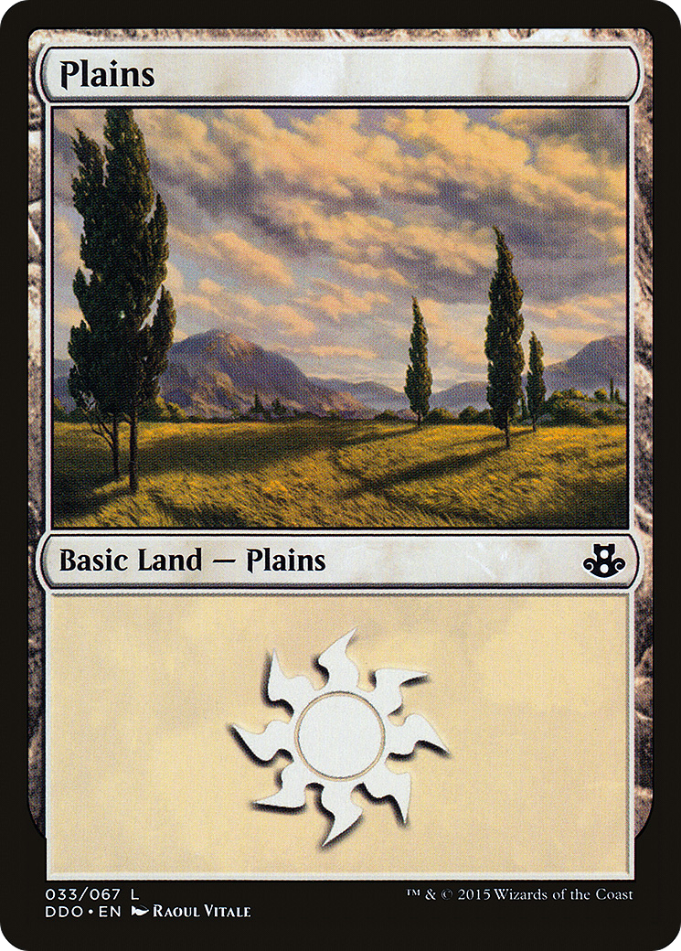 Plains (033) (DDO-033) - Duel Decks: Elspeth vs. Kiora