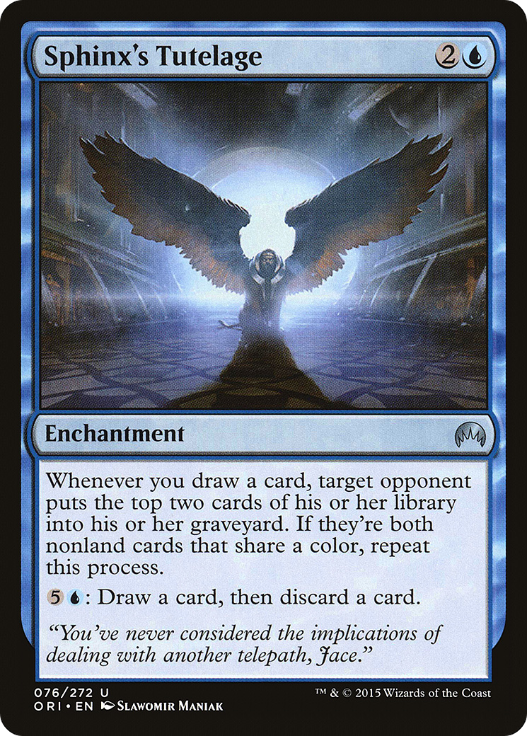 Sphinx's Tutelage (ORI-076) - Magic Origins Foil