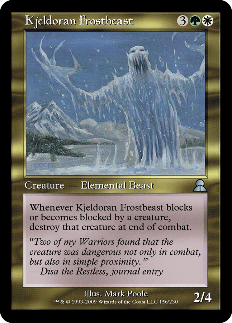 Kjeldoran Frostbeast (ME3-156) - Masters Edition III