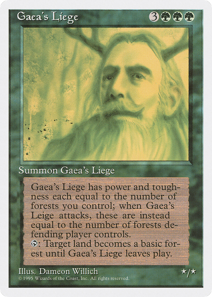 Gaea's Liege (4ED-131) - Fourth Edition