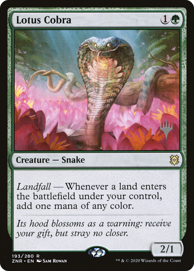 Lotus Cobra (PPZNR-193) - Zendikar Rising Promos