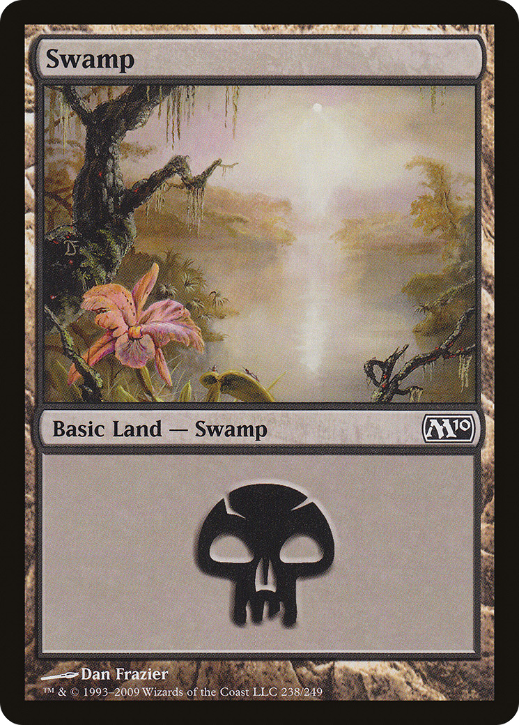Swamp (238) (M10-238) - Magic 2010 Foil
