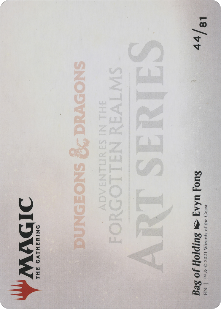 Bag of Holding // Bag of Holding (AAFR-044) - Adventures in the Forgotten Realms Art Series (Borderless)