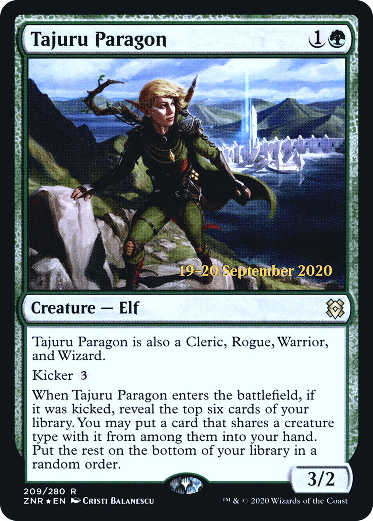 Tajuru Paragon (PRE-209) - Zendikar Rising Promos Foil