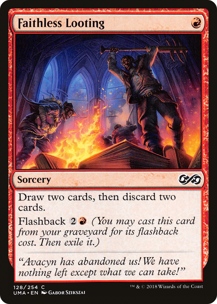 Faithless Looting (UMA-128) - Ultimate Masters Foil