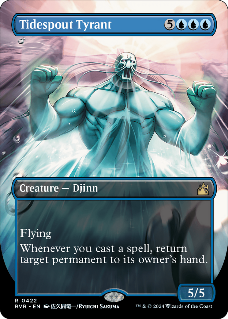 Tidespout Tyrant (Anime Borderless) (RVR-422) - Ravnica Remastered (Borderless) Foil