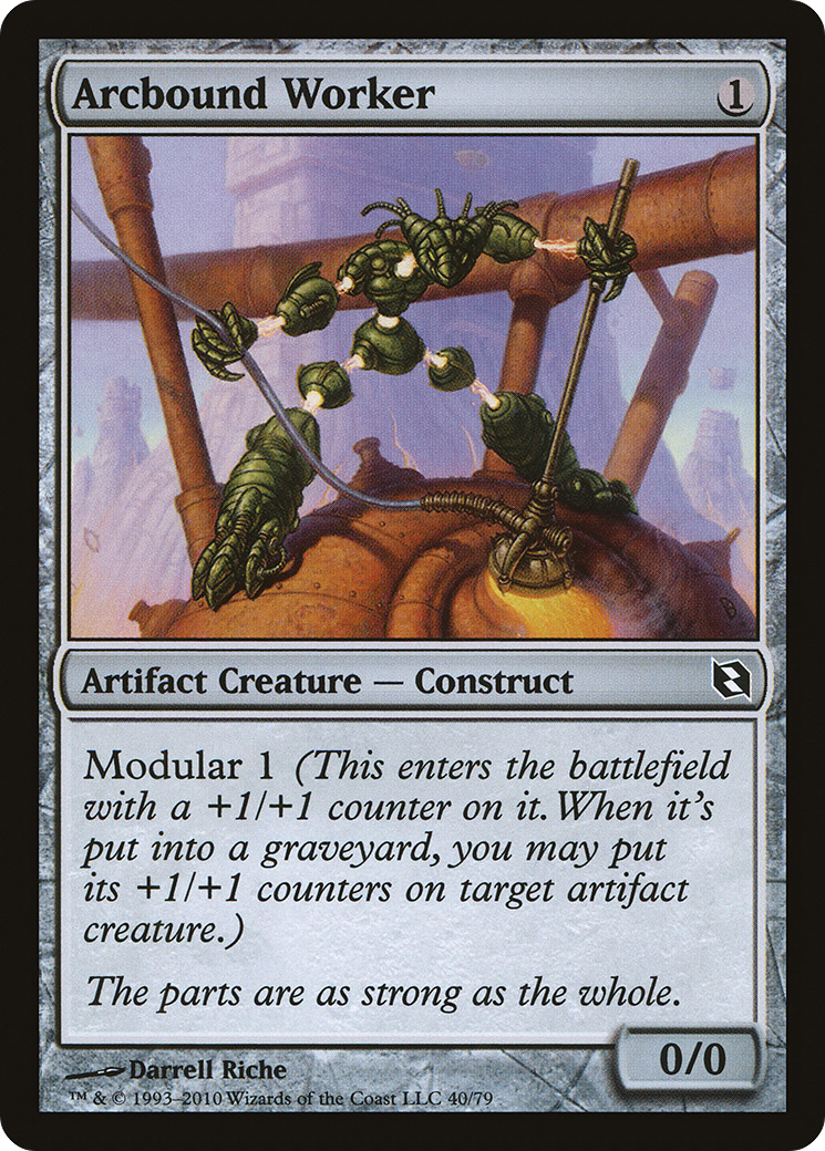 Arcbound Worker (DDF-040) - Duel Decks: Elspeth vs. Tezzeret