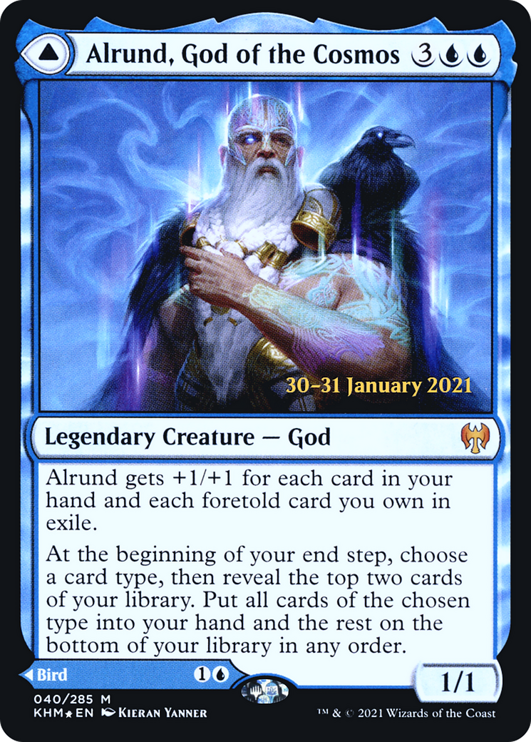 Alrund, God of the Cosmos (PRE-040) - Kaldheim Promos Foil