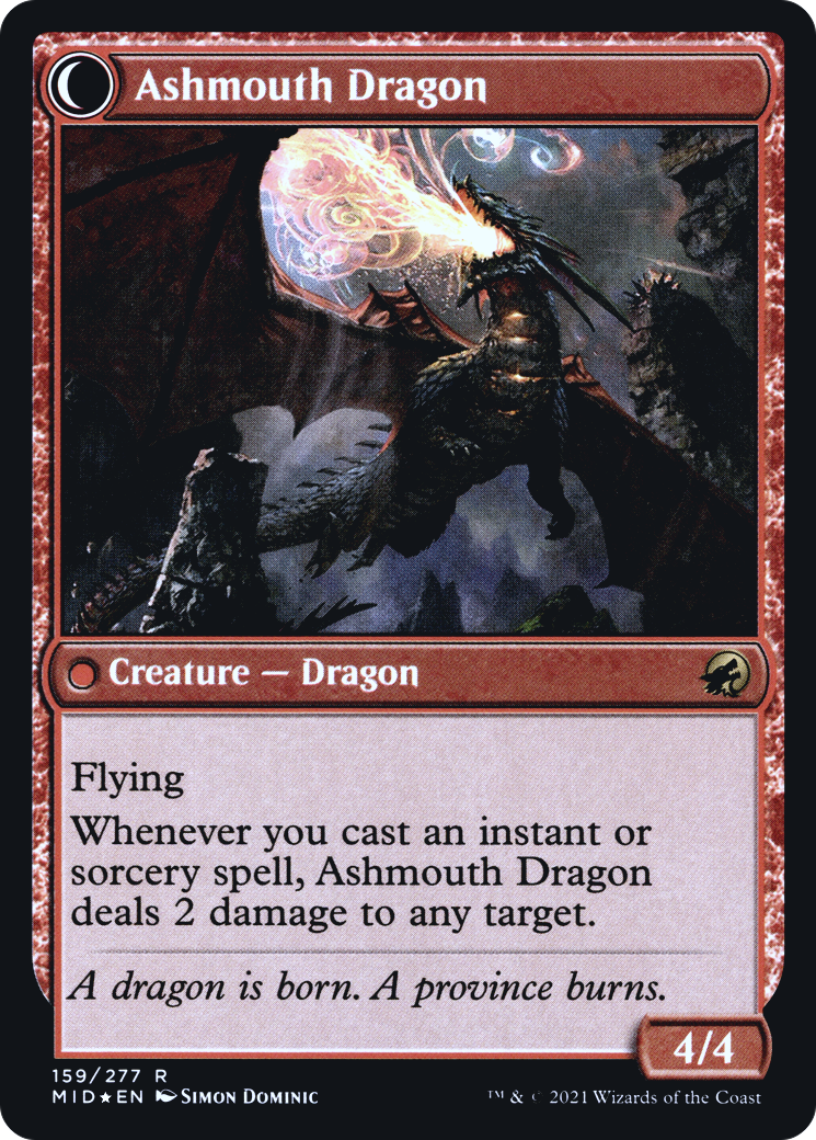 Smoldering Egg (PRE-159) - Innistrad: Midnight Hunt Promos: (Double Faced Transform) Foil
