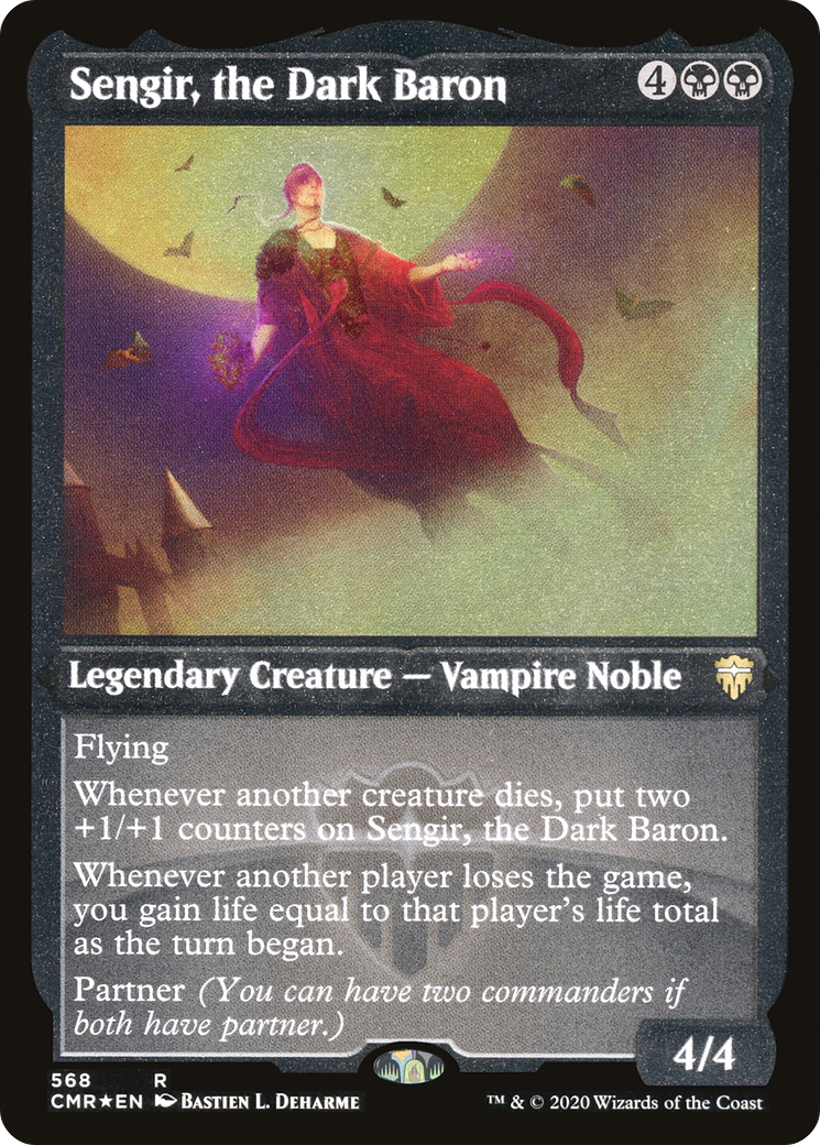 Sengir, the Dark Baron (Foil Etched) (CMR-568) - Commander Legends Foil