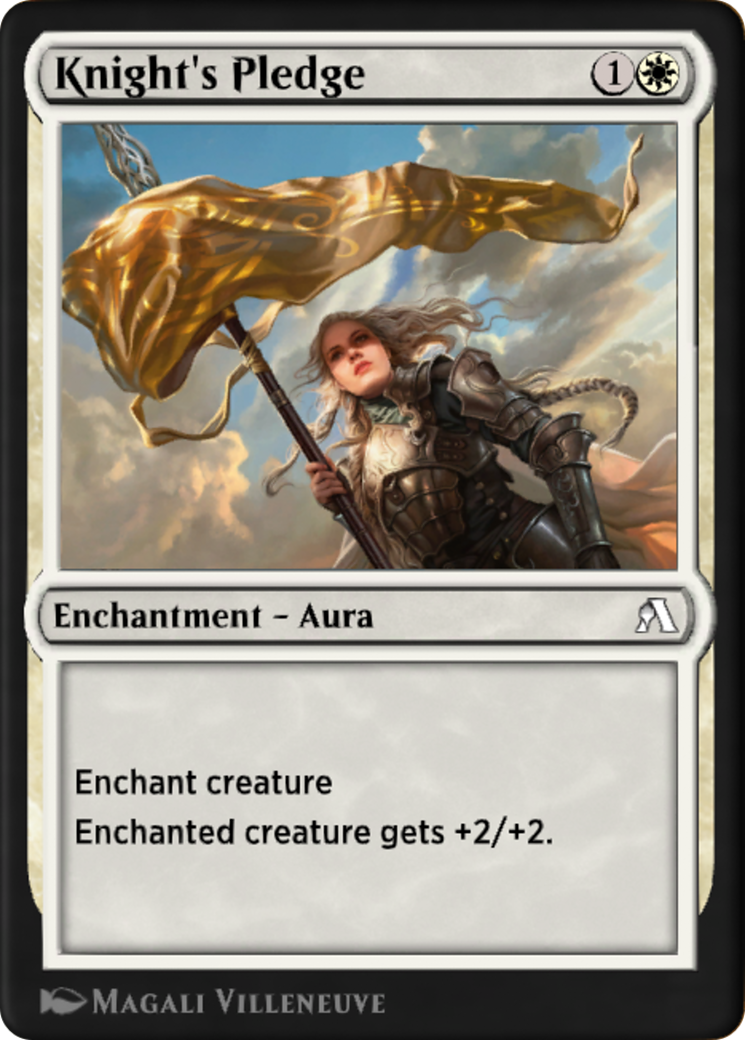 Knight's Pledge (OANA-005) - Arena New Player Experience Cards