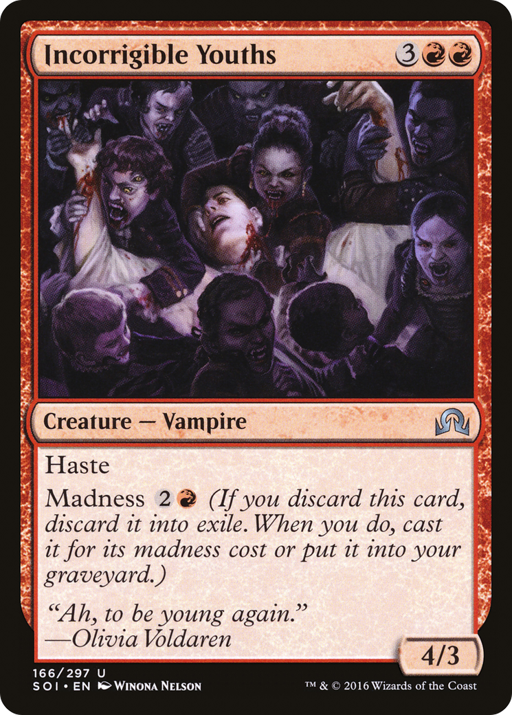 Incorrigible Youths (SOI-166) - Shadows over Innistrad Foil
