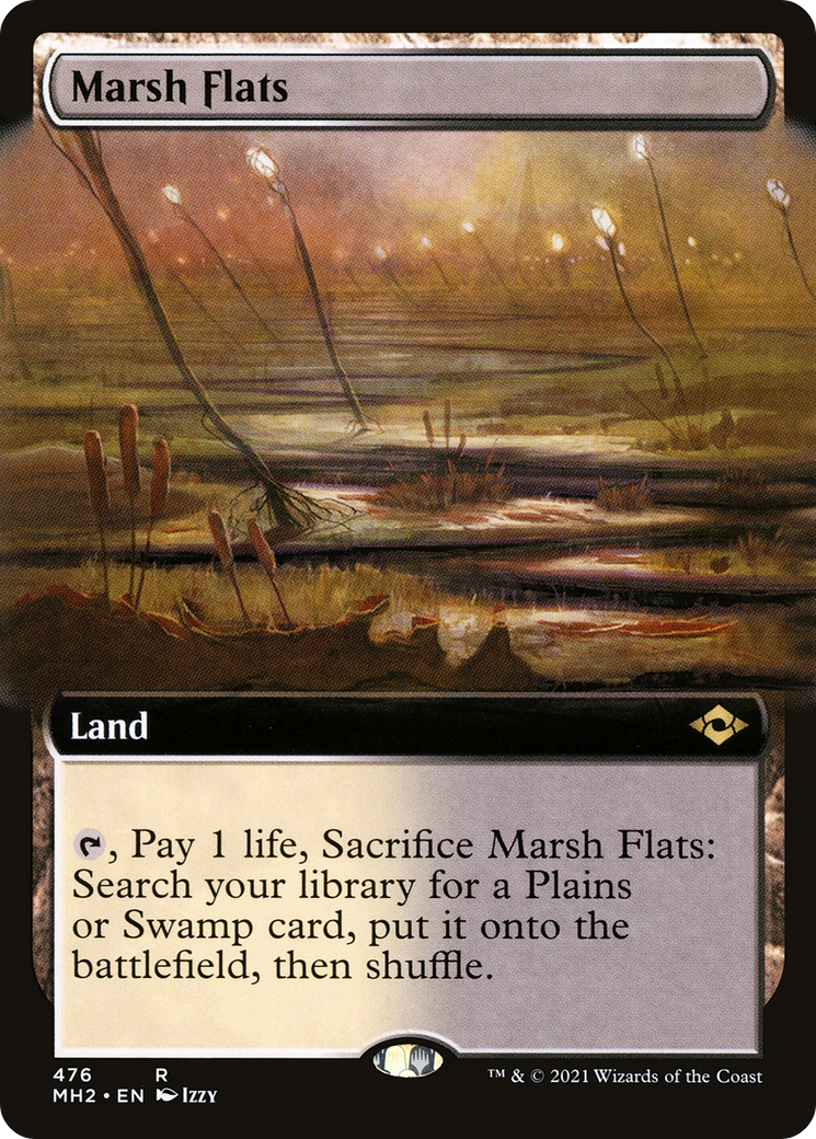 Marsh Flats (Extended Art) (MH2-476) - Modern Horizons 2: (Extended Art)