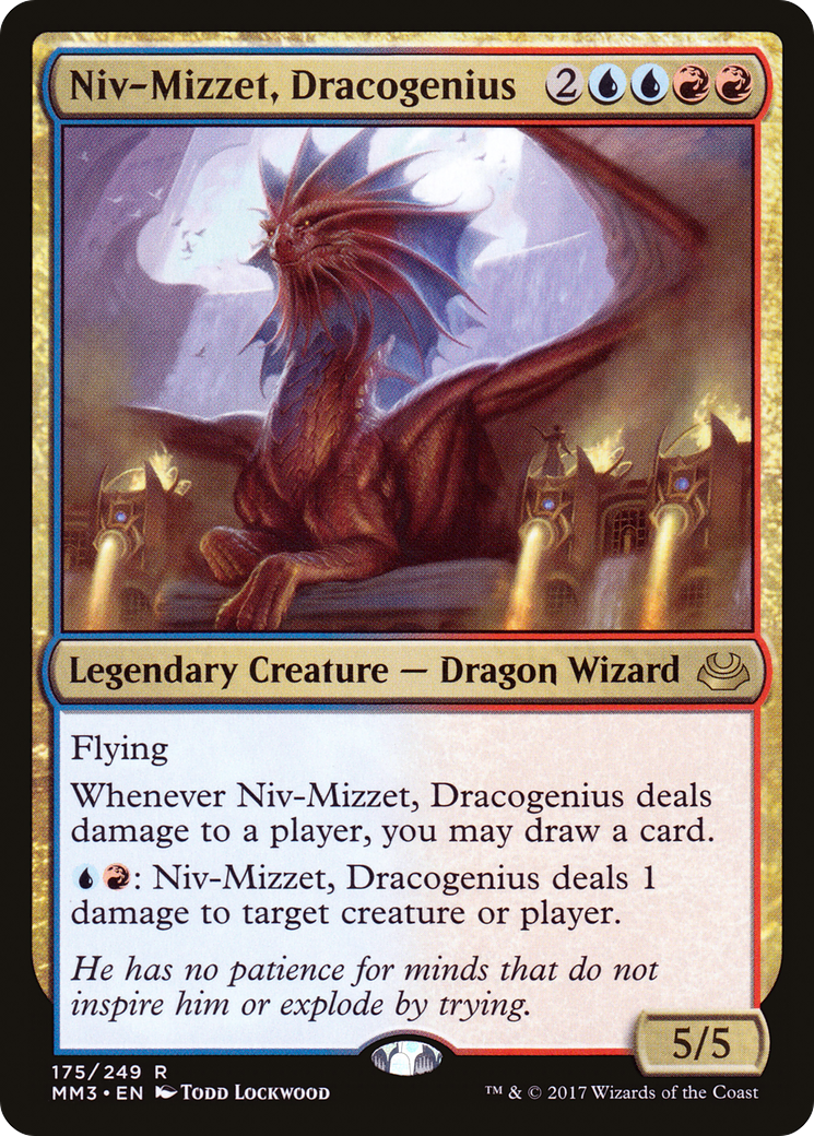 Niv-Mizzet, Dracogenius (MM3-175) - Modern Masters 2017