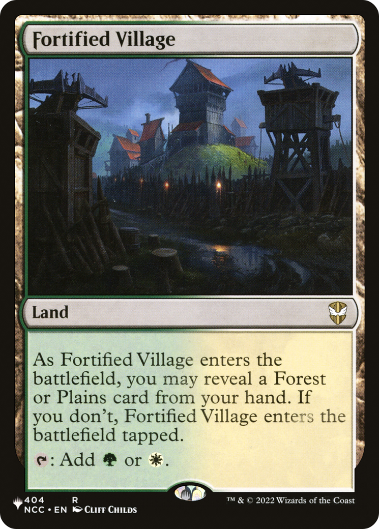 Fortified Village (LIST-NCC-404) - The List