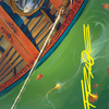Fishing Pole // Fishing Pole (AFDN-018) - Foundations Art Series (Borderless)