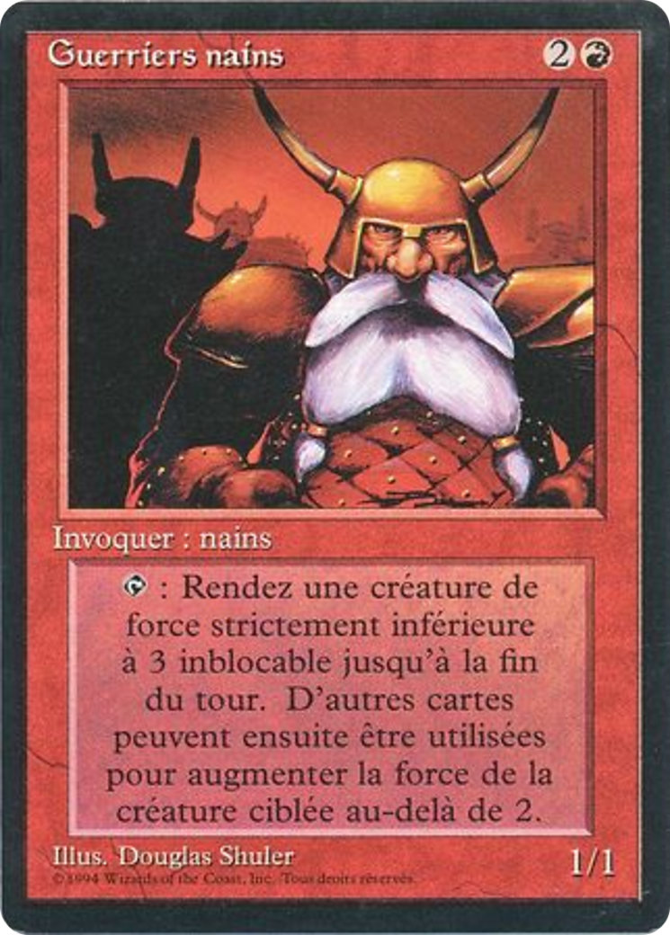 Dwarven Warriors (FBB-) - Foreign Black Border