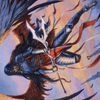 Liesa, Forgotten Archangel // Liesa, Forgotten Archangel (AMID-063) - Midnight Hunt Art Series (Borderless)